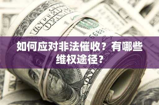 武汉如何应对非法催收？有哪些维权途径？