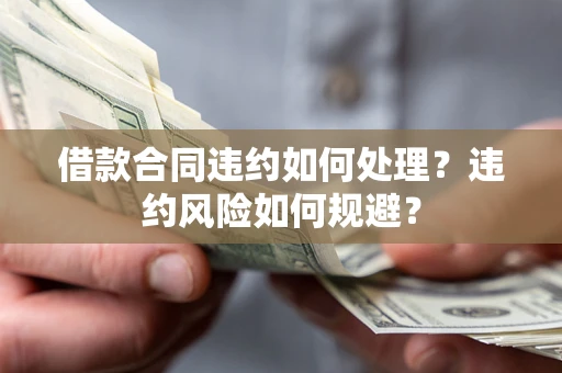 武汉借款合同违约如何处理？违约风险如何规避？